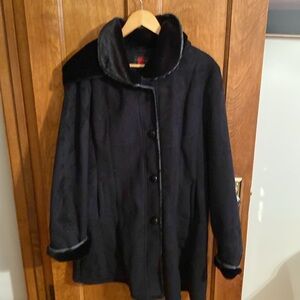 GALLERY -  polyester/Faux Fur/acrylic Coat - black - size XL